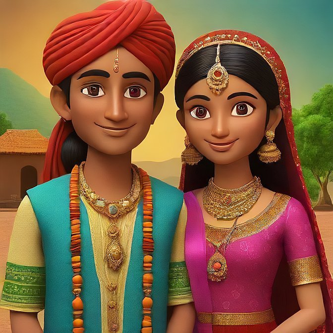 3D cartoon character art